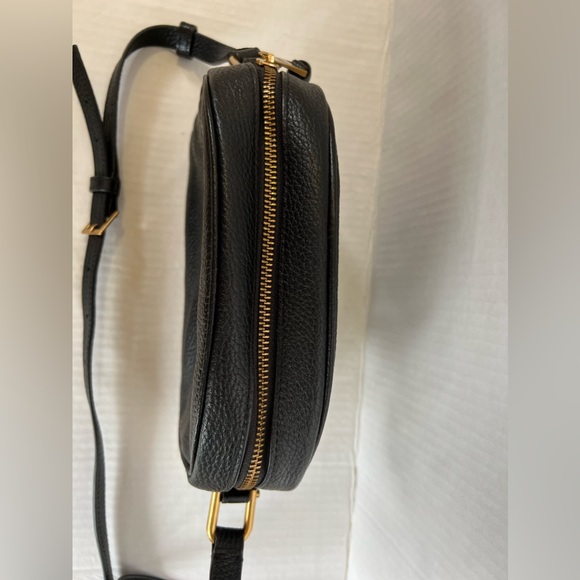 NWT J Crew Womens Devon Camera Small Leather  Black Bag  $128.00. - Picture 5 of 12